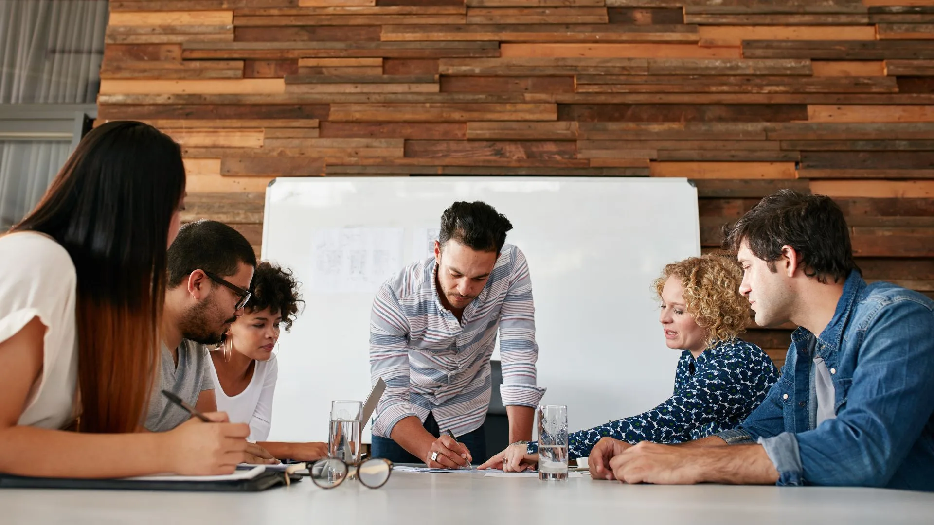 Six people at Strategy Session
